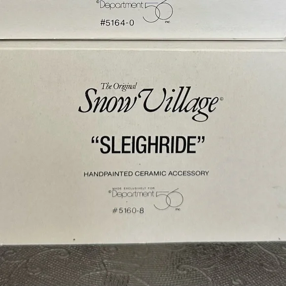 Department 56 Snow Village Sleighride - Picture 5 of 5